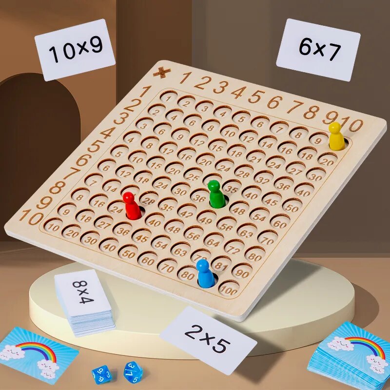 Math Masters: El juego de multiplicación Montessori